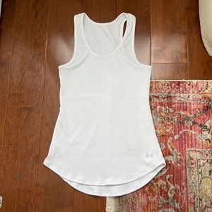Under Armour white athletic tank size medium